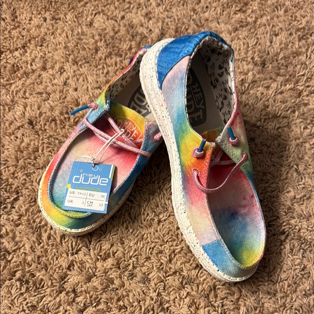 Hey Dude Kids Rainbow Casual Shoes